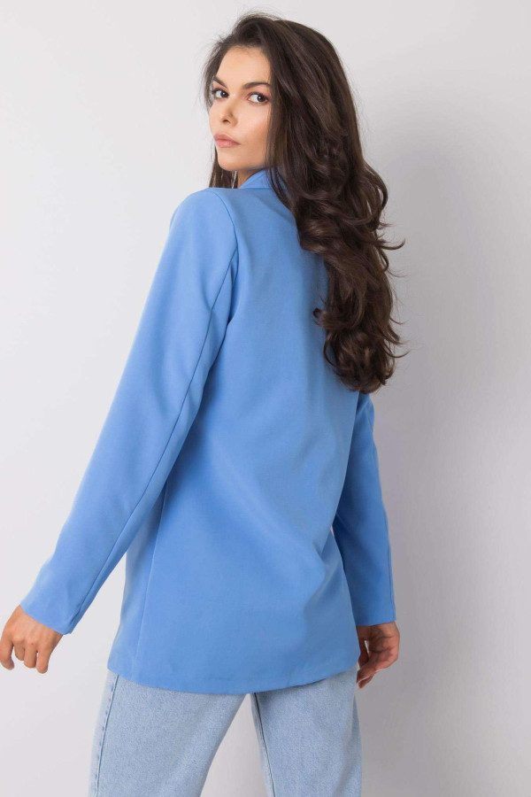 Elegantní sako Luiza světle modré