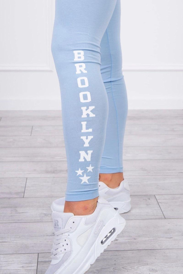 Legíny Brooklyn světle modré