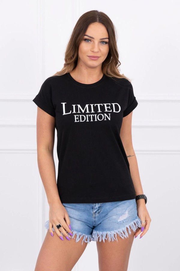 Tričko s nápisem Limited Edition černé