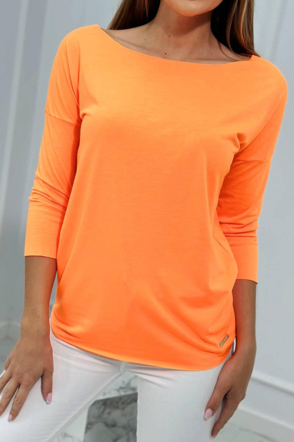 Tričko Casual neonově oranžové