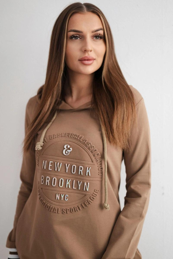 Šaty Brooklyn barva camel