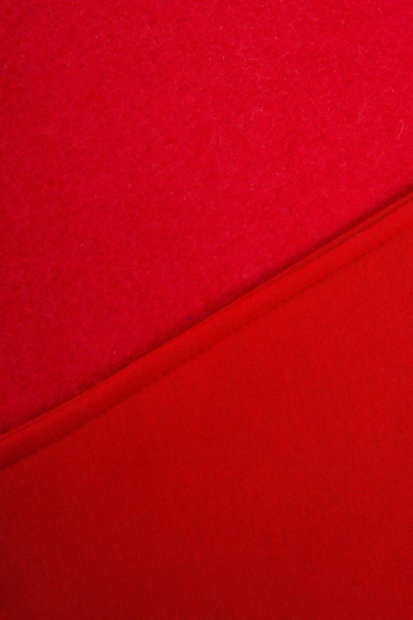 Asymetrická mikina s krátkým zipem model 9110 červená